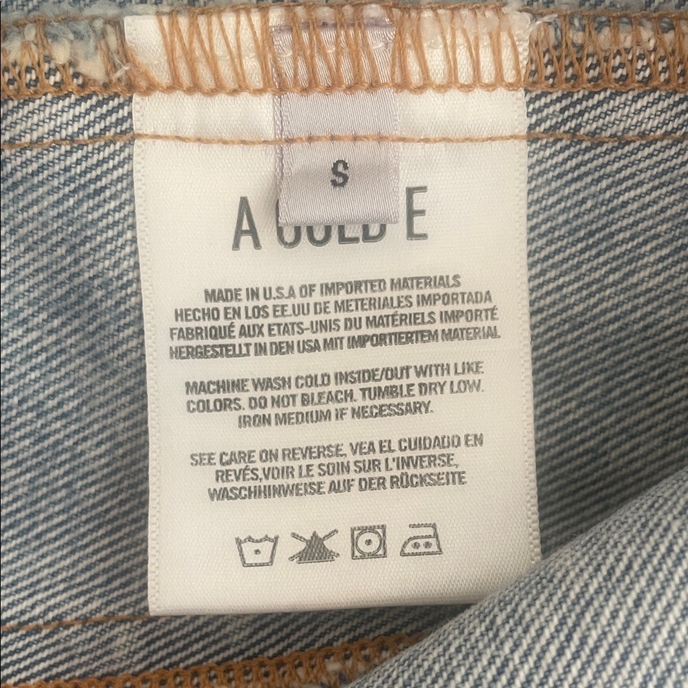 Agolde Light Blue Jean Jacket - Picture 4 of 6